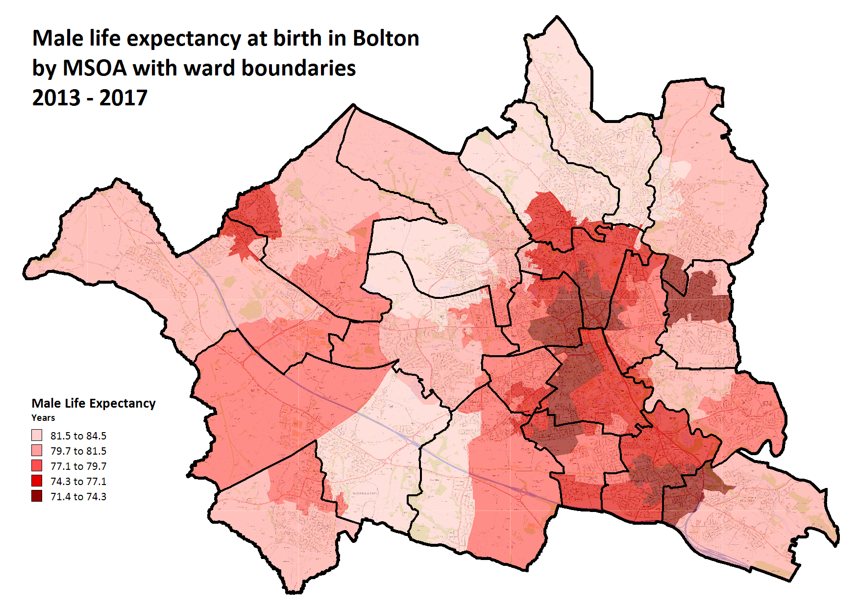 Life expectancy Bolton JSNA